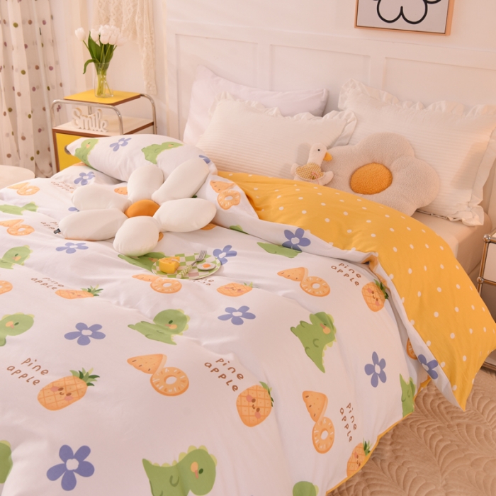 91家纺网 家纺一手货源 找家纺 总甜之梦 新款12868全棉定制尺寸印花系列单被套