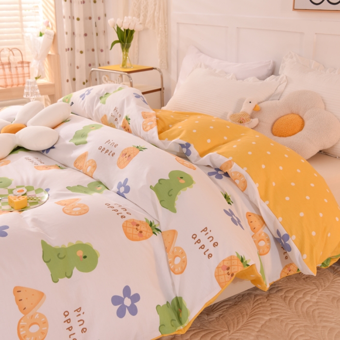 91家纺网 家纺一手货源 找家纺 总甜之梦 新款12868全棉定制尺寸印花系列单被套