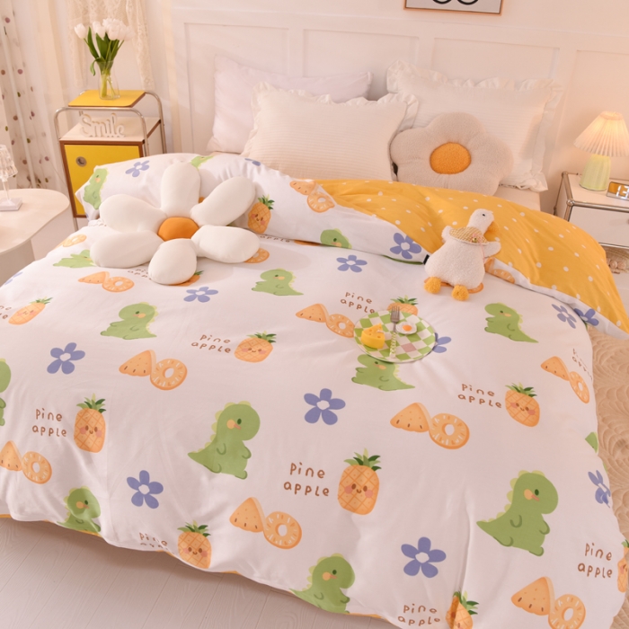 91家纺网 家纺一手货源 找家纺 总甜之梦 新款12868全棉定制尺寸印花系列单被套