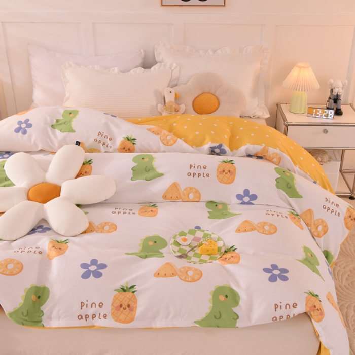 91家纺网 家纺一手货源 找家纺 总甜之梦 新款12868全棉定制尺寸印花系列单被套