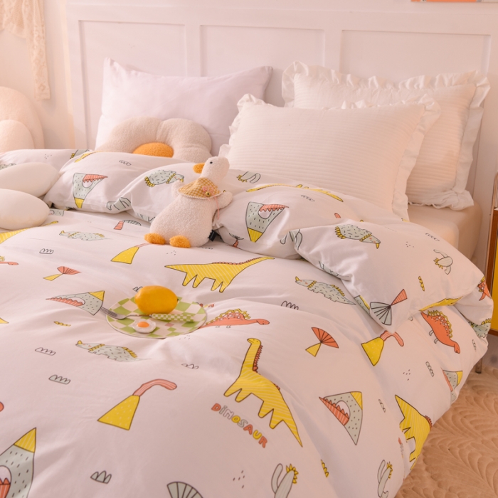 91家纺网 家纺一手货源 找家纺 甜之梦 新款12868全棉定制尺寸印花系列单被套 新侏罗纪