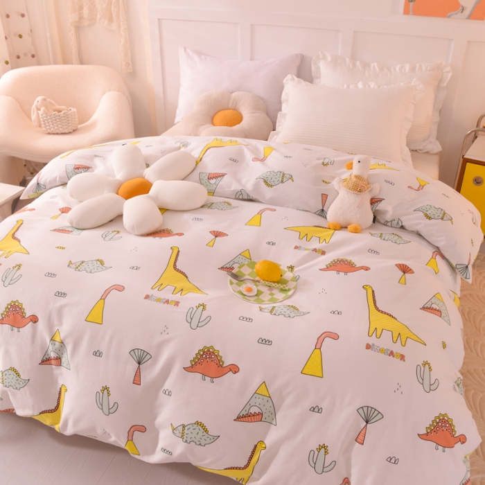 91家纺网 家纺一手货源 找家纺 甜之梦 新款12868全棉定制尺寸印花系列单被套 新侏罗纪