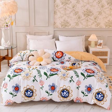 甜之梦 新款12868全棉定制尺寸印花系列单被套 蝶恋花