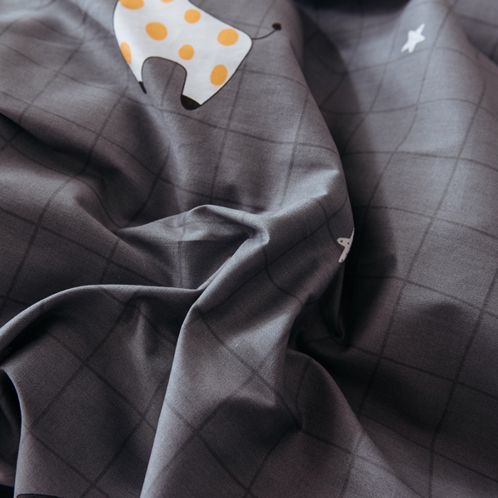 91家纺网 家纺一手货源 找家纺 甜之梦 新款12868全棉定制尺寸印花系列单被套 萌企鹅