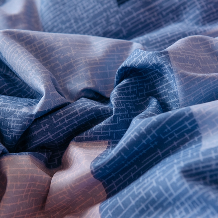 91家纺网 家纺一手货源 找家纺 甜之梦 新款12868全棉定制尺寸印花系列单被套 梦境红