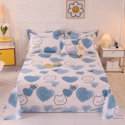 91家纺网 家纺一手货源 找家纺 总甜之梦 新款12868全棉定制尺寸印花系列单床单