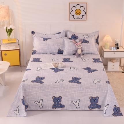 91家纺网 家纺一手货源 找家纺 总甜之梦 新款12868全棉定制尺寸印花系列单床单