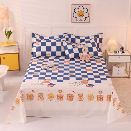 91家纺网 家纺一手货源 找家纺 总甜之梦 新款12868全棉定制尺寸印花系列单床单