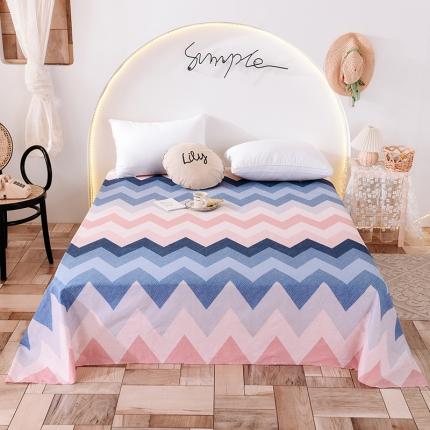 91家纺网 家纺一手货源 找家纺 总甜之梦 新款12868全棉定制尺寸印花系列单床单