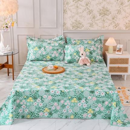 91家纺网 家纺一手货源 找家纺 总甜之梦 新款12868全棉定制尺寸印花系列单床单