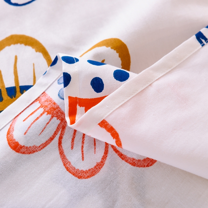 91家纺网 家纺一手货源 找家纺 甜之梦 新款12868全棉定制尺寸印花系列单床单 蝶恋花