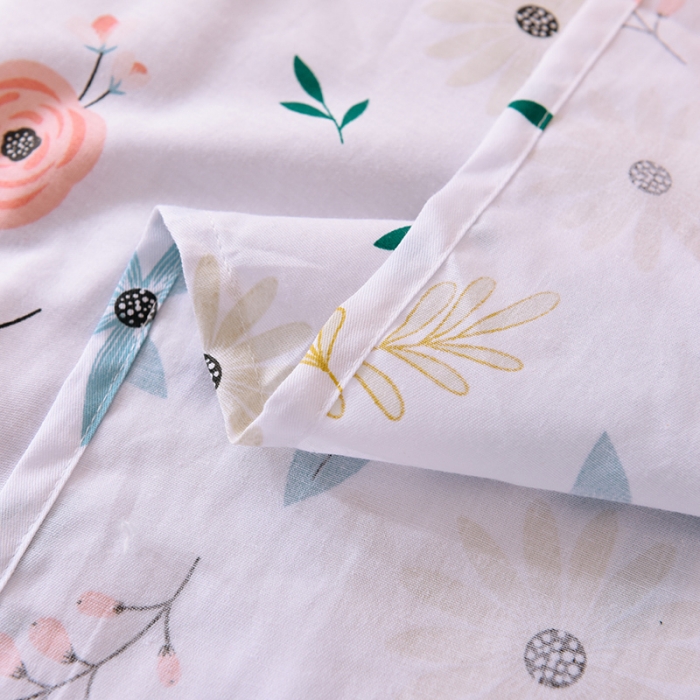 91家纺网 家纺一手货源 找家纺 甜之梦 新款12868全棉定制尺寸印花系列单床单 粉红佳人