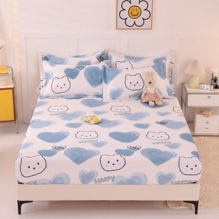 91家纺网 家纺一手货源 找家纺 总甜之梦 新款12868全棉印花系列单床笠（可接缺角异型）