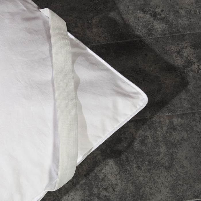 91家纺网 家纺一手货源 找家纺 俏企鹅 2025新款双层凌空床垫 白色