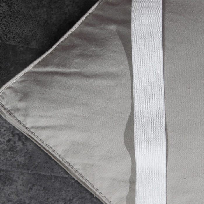 91家纺网 家纺一手货源 找家纺 俏企鹅 2025新款双层凌空床垫 银灰