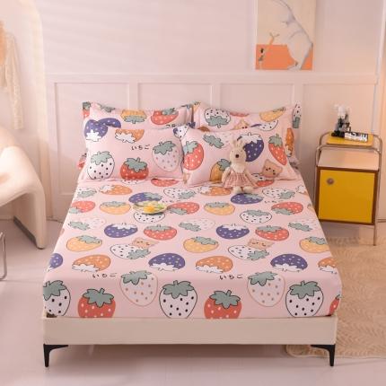 91家纺网 家纺一手货源 找家纺 总甜之梦 新款12868全棉印花系列单床笠（可接缺角异型）