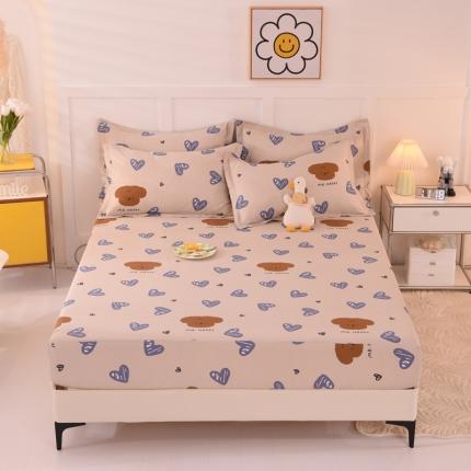 91家纺网 家纺一手货源 找家纺 总甜之梦 新款12868全棉印花系列单床笠（可接缺角异型）