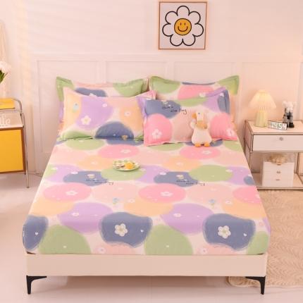 91家纺网 家纺一手货源 找家纺 总甜之梦 新款12868全棉印花系列单床笠（可接缺角异型）