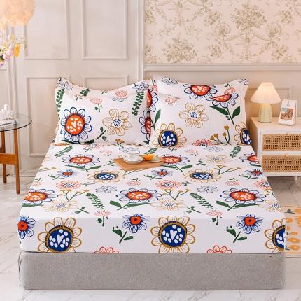 甜之梦 新款12868全棉印花系列单床笠（可接缺角异型） 蝶恋花