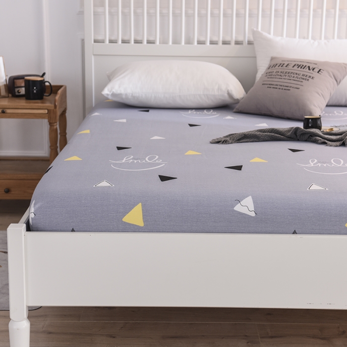 91家纺网 家纺一手货源 找家纺 甜之梦 新款12868全棉印花系列单床笠（可接缺角异型） 灵动空间