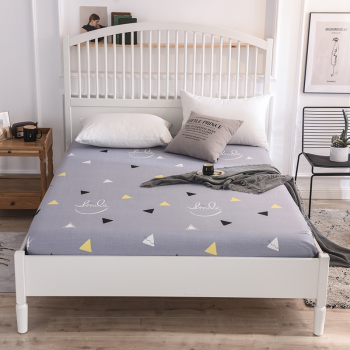 91家纺网 家纺一手货源 找家纺 甜之梦 新款12868全棉印花系列单床笠（可接缺角异型） 灵动空间