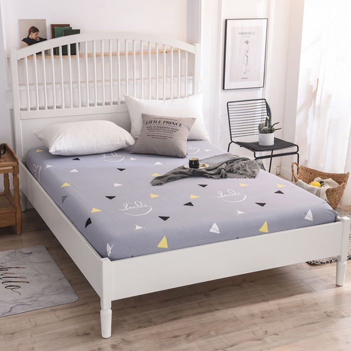 91家纺网 家纺一手货源 找家纺 甜之梦 新款12868全棉印花系列单床笠（可接缺角异型） 灵动空间