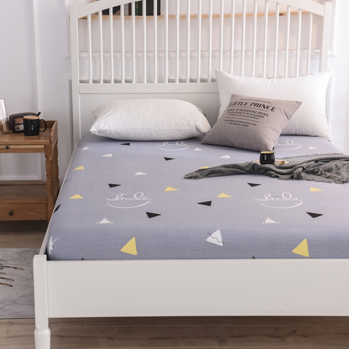 91家纺网 家纺一手货源 找家纺 甜之梦 新款12868全棉印花系列单床笠（可接缺角异型） 灵动空间