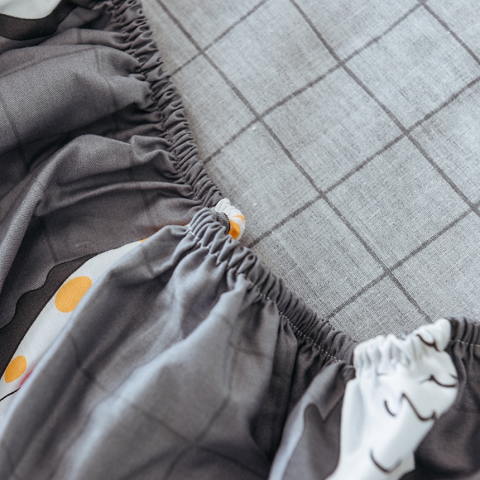 91家纺网 家纺一手货源 找家纺 甜之梦 新款12868全棉印花系列单床笠（可接缺角异型） 萌企鹅