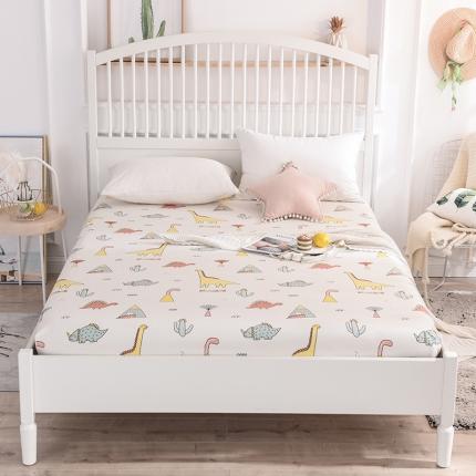 甜之梦 新款12868全棉印花系列单床笠（可接缺角异型） 侏罗纪