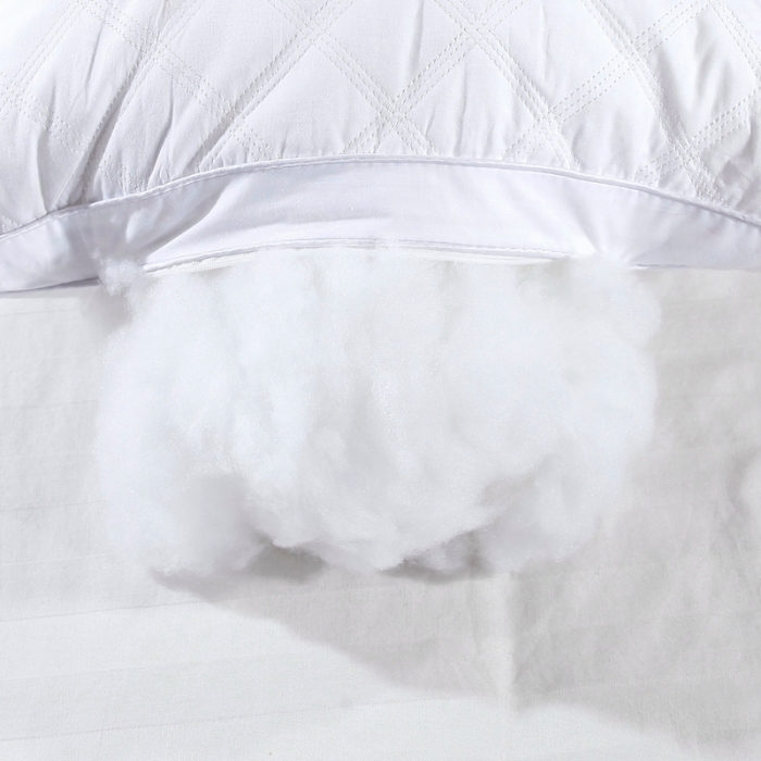 91家纺网 家纺一手货源 找家纺 天意美 2022新款全棉三线格枕48x74一只白色