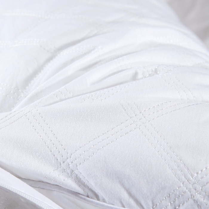 91家纺网 家纺一手货源 找家纺 天意美 2022新款全棉三线格枕48x74一只白色