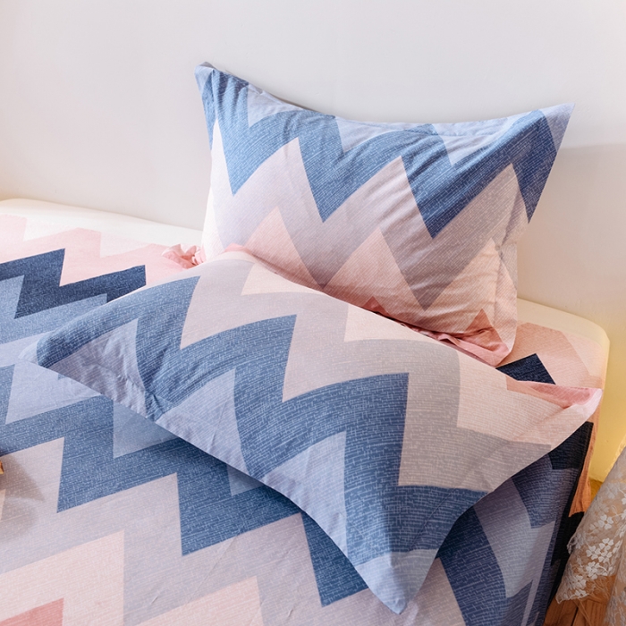 91家纺网 家纺一手货源 找家纺 甜之梦 2025新款12868全棉印花系列单品枕套 梦境红