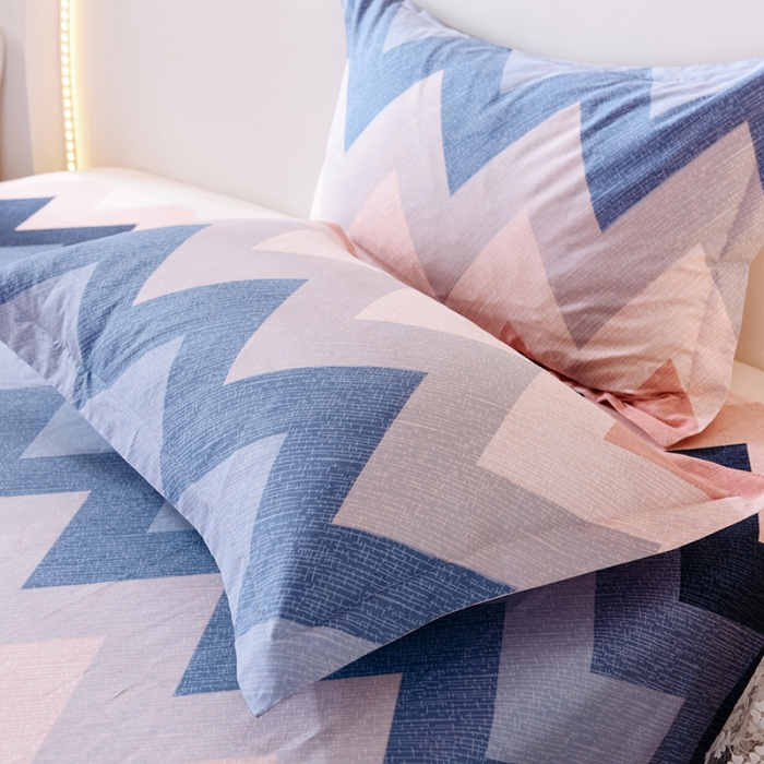 91家纺网 家纺一手货源 找家纺 甜之梦 2025新款12868全棉印花系列单品枕套 梦境红