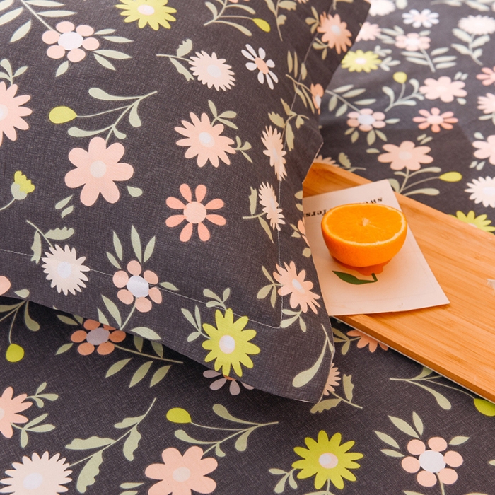 91家纺网 家纺一手货源 找家纺 甜之梦 2025新款12868全棉印花系列单品枕套 沁园春