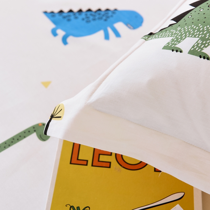 91家纺网 家纺一手货源 找家纺 甜之梦 2025新款12868全棉印花系列单品枕套 童话森林