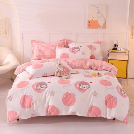 91家纺网 家纺一手货源 找家纺 总甜之梦 2025新款纯棉印花12868四件套