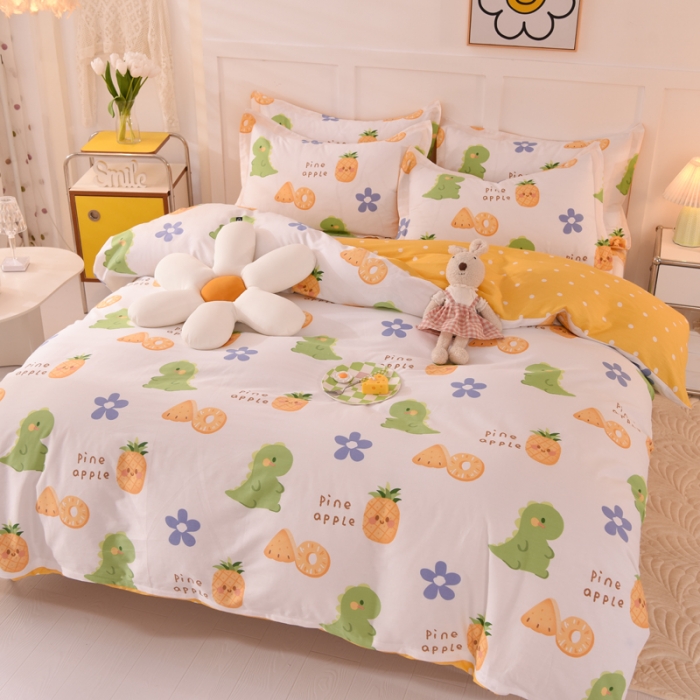 91家纺网 家纺一手货源 找家纺 总甜之梦 2025新款纯棉印花12868四件套