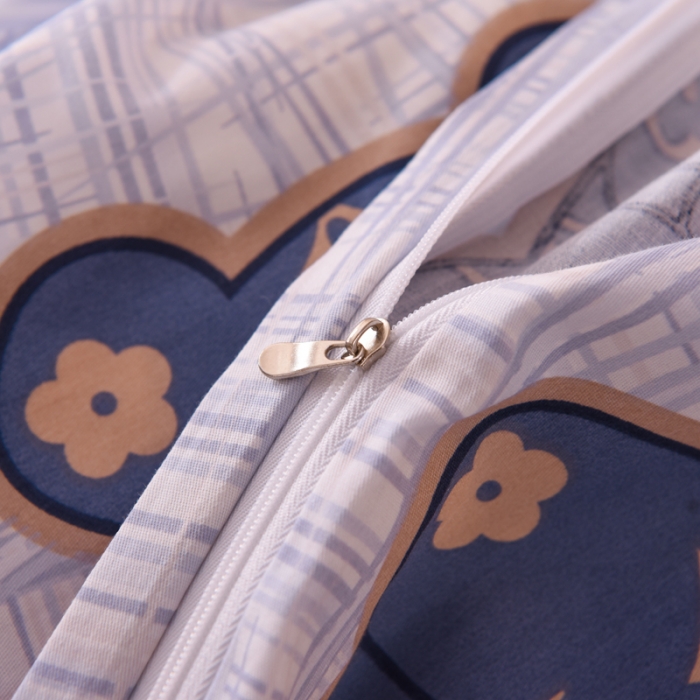 91家纺网 家纺一手货源 找家纺 甜之梦 2025新款纯棉印花12868四件套 快乐维尼