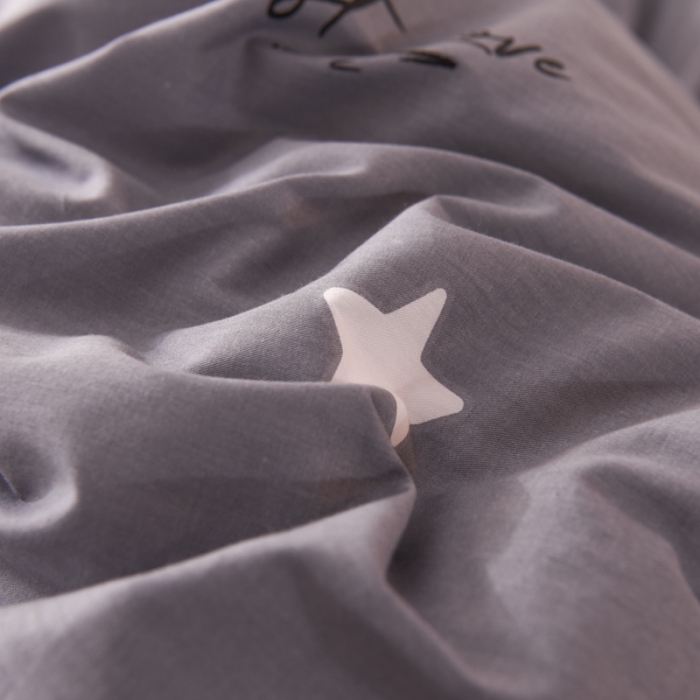 91家纺网 家纺一手货源 找家纺 甜之梦 2025新款纯棉印花12868四件套 新纯色星空