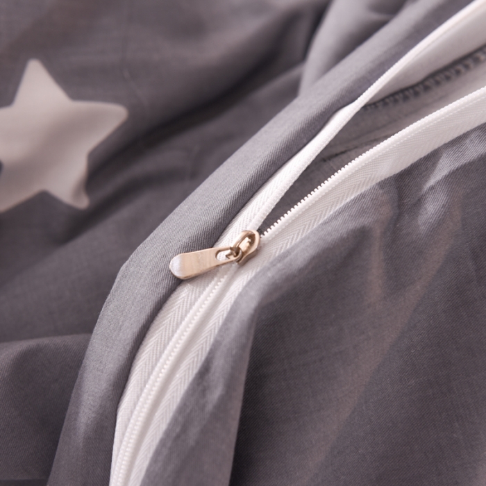 91家纺网 家纺一手货源 找家纺 甜之梦 2025新款纯棉印花12868四件套 新纯色星空