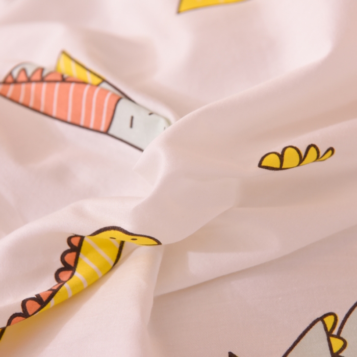 91家纺网 家纺一手货源 找家纺 甜之梦 2025新款纯棉印花12868四件套 新侏罗纪