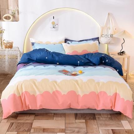 甜之梦 2025新款纯棉印花12868四件套 彩虹星空