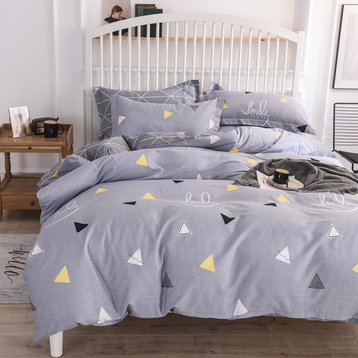 91家纺网 家纺一手货源 找家纺 甜之梦 2025新款纯棉印花12868四件套 灵动空间