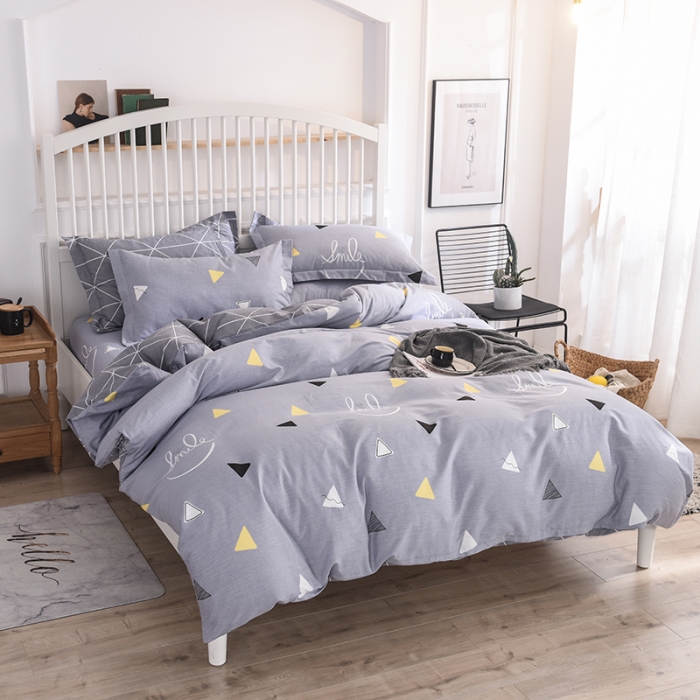 91家纺网 家纺一手货源 找家纺 甜之梦 2025新款纯棉印花12868四件套 灵动空间