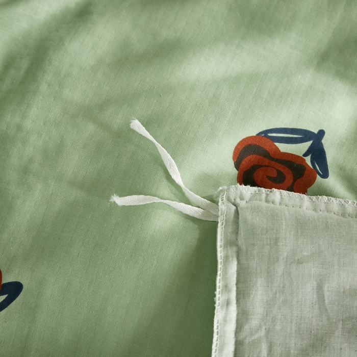 91家纺网 家纺一手货源 找家纺 (总) 怡家居 2022新款全棉A类双层纱韩版四件套