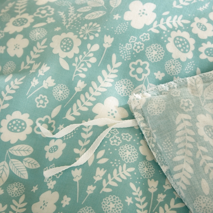 91家纺网 家纺一手货源 找家纺 怡家居 2022新款全棉A类双层纱韩版四件套 沐风