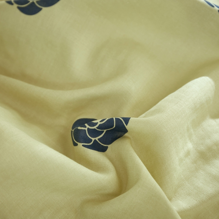 91家纺网 家纺一手货源 找家纺 怡家居 2022新款全棉A类双层纱韩版四件套 山茶花