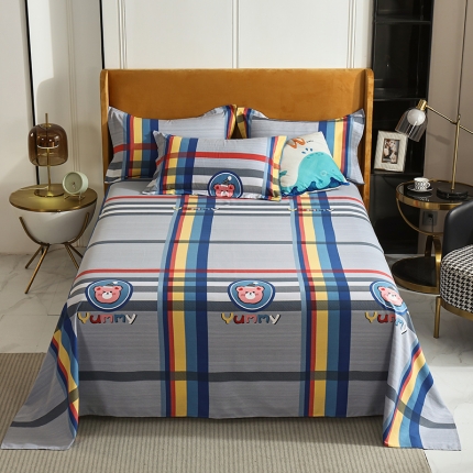 91家纺网 家纺一手货源 找家纺 （总）宝莱利家纺 2023全棉生态磨毛直角床单