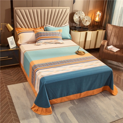 91家纺网 家纺一手货源 找家纺 （总）宝莱利家纺 2023全棉生态磨毛圆角床单