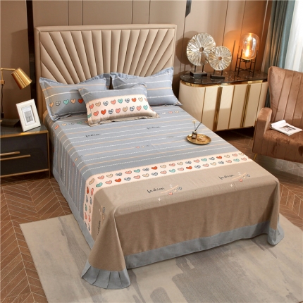 91家纺网 家纺一手货源 找家纺 （总）宝莱利家纺 2023全棉生态磨毛圆角床单